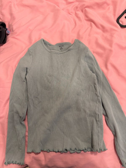 Grænn síðermabolur