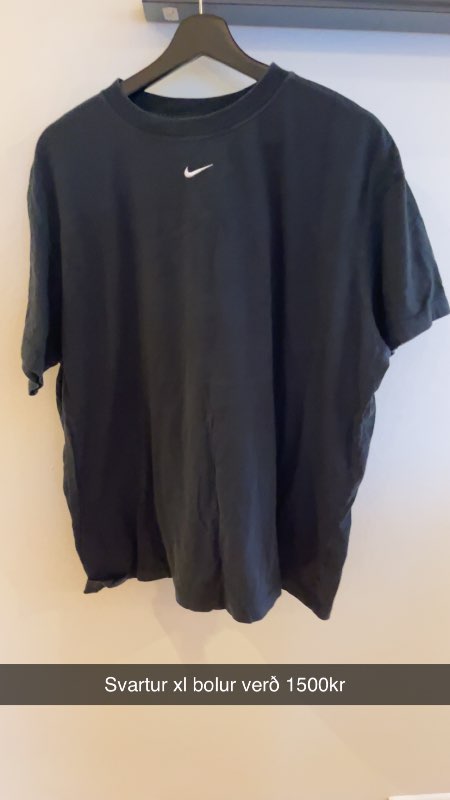 Svartur xl bolur Nike