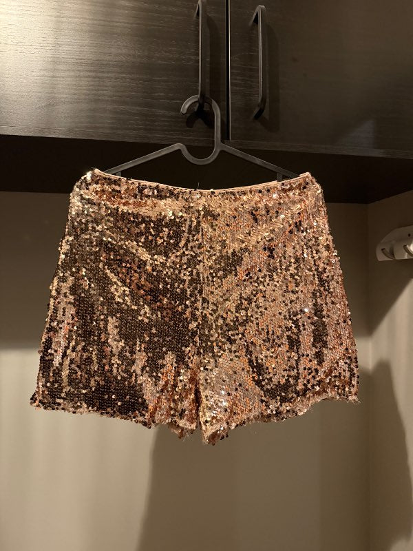 Pallíettu stuttbuxur