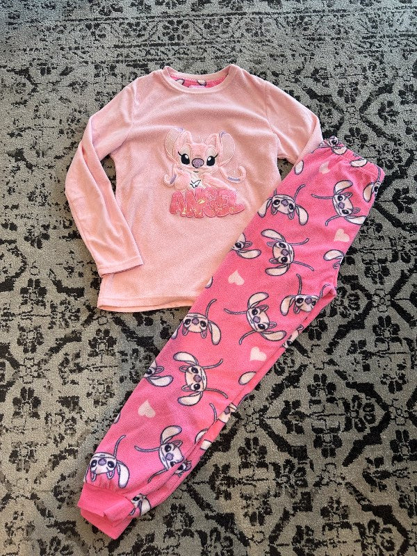 Bleik stitch náttföt