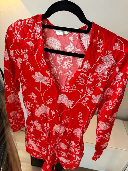 Zara flower jumpsuit