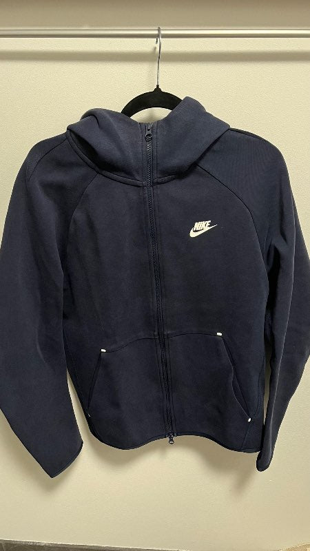 Nike blá hettupeysa