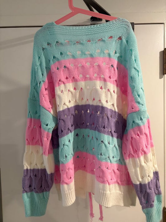 Multicolor peysa