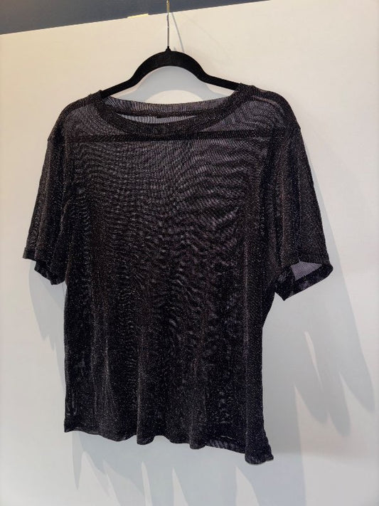 Bolur mesh glimmer svartur