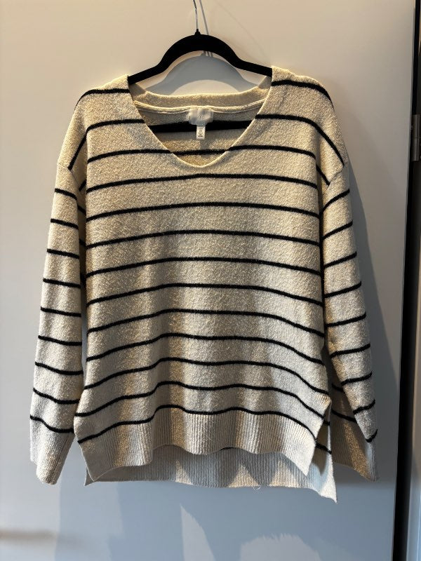 H&M peysa röndótt