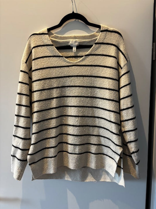 H&M peysa röndótt