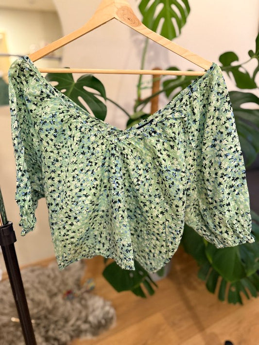 Lindex blóma skyrta