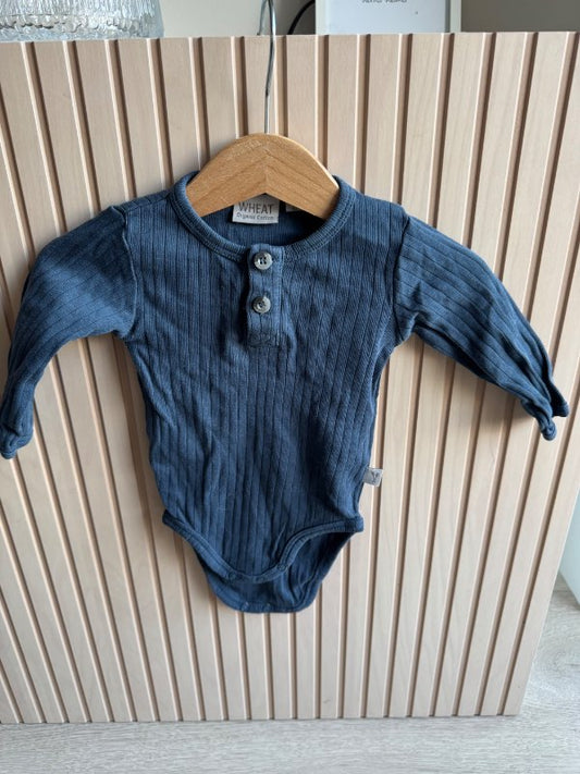 Dökkblá wheat samfella