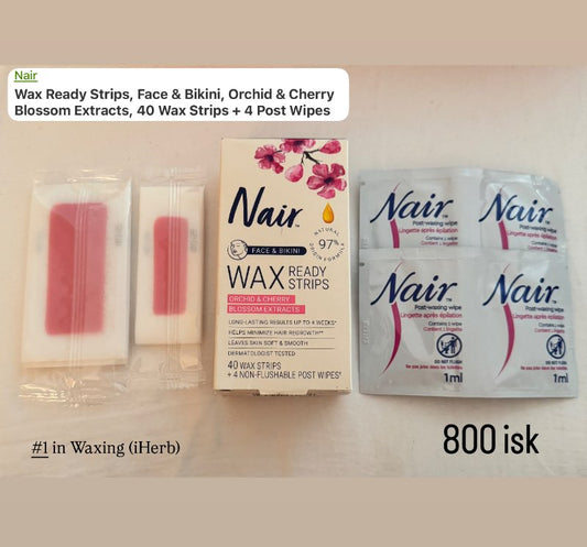 Nair Wax strips (face& bikini)