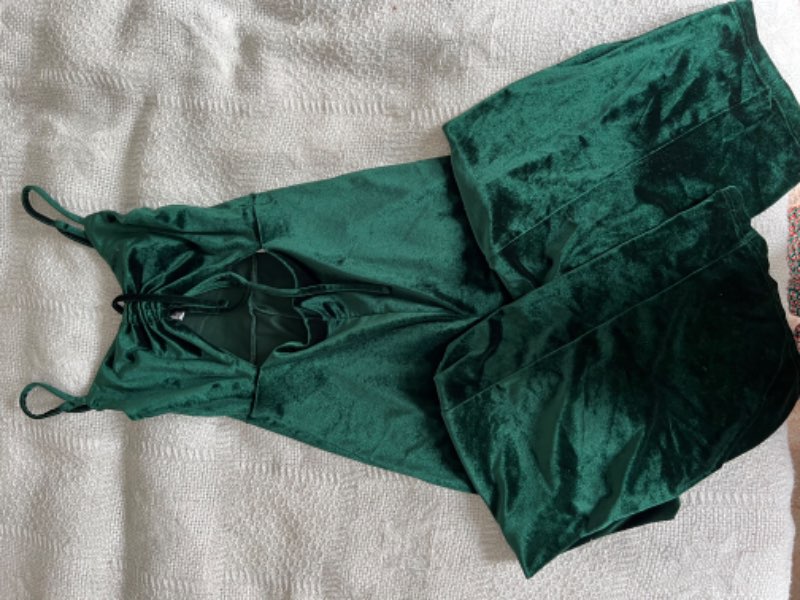 Green jumpsuit