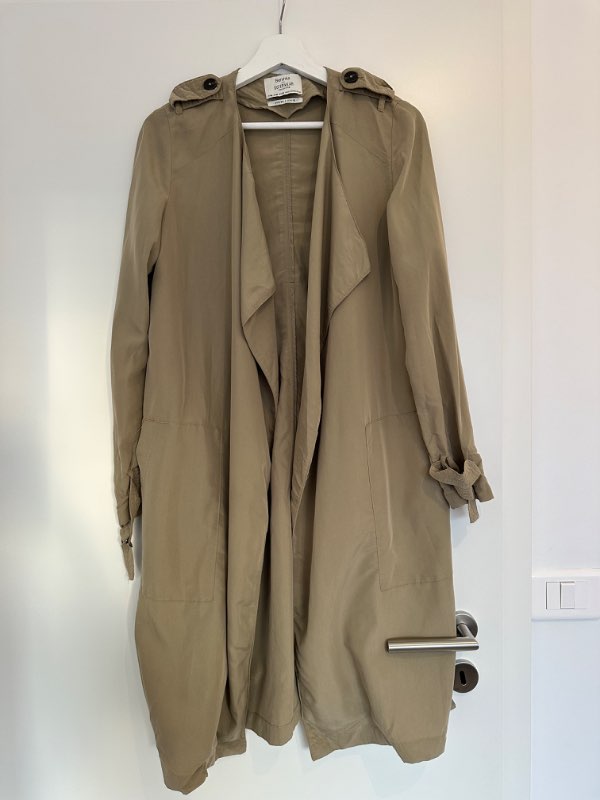 Bershka græn trench coat R