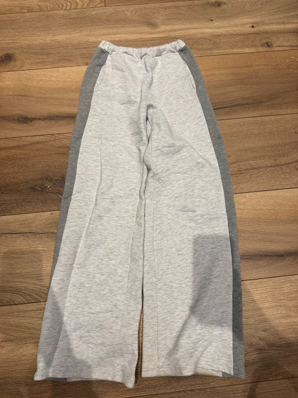 Gráar jogging buxur