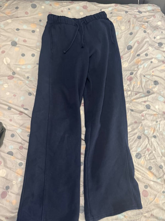 Bláar jogging buxur