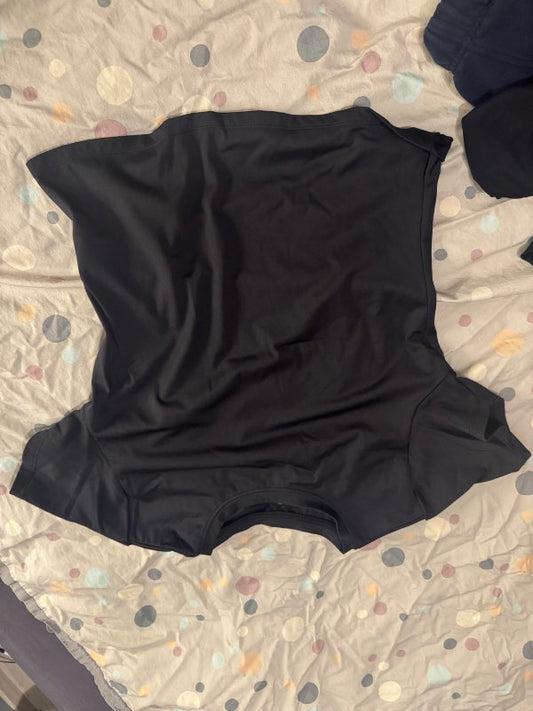 Stuttermabolur svartur