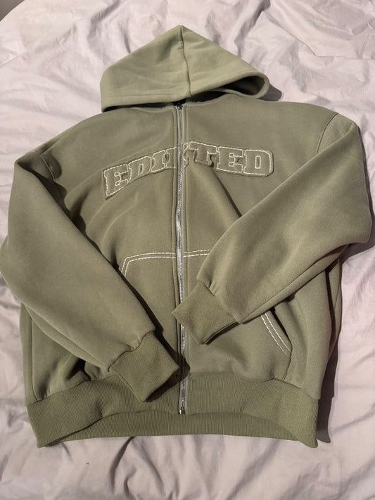 Græn edikted oversized peysa
