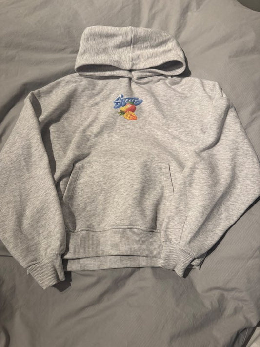 Pull&bear grá hettupeysa