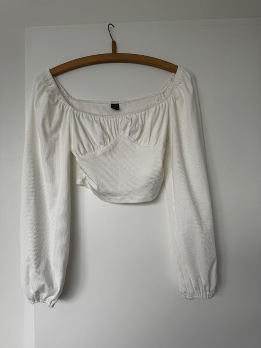 White Crop Top