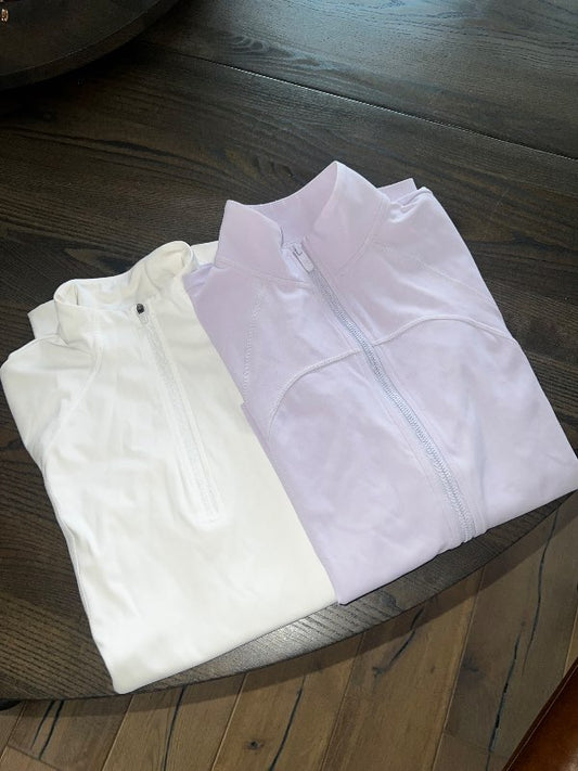 Metta hvít halfzip