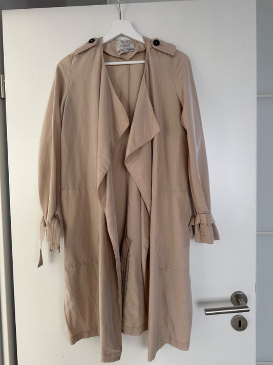 Bershka beige trench coat