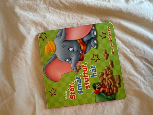 Disney bók (stór,smár,stuttur,hár)