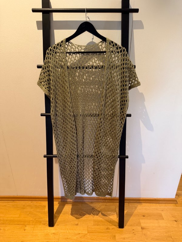 Kimono grænt Cream