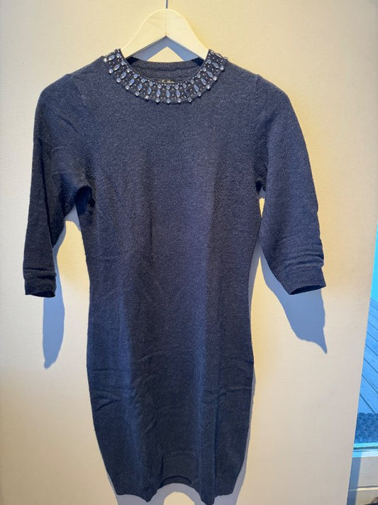 Dökkblár peysukjóll