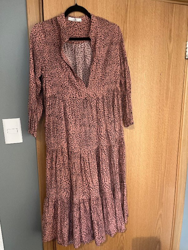 G.Köflóttur kjóll Last Queen