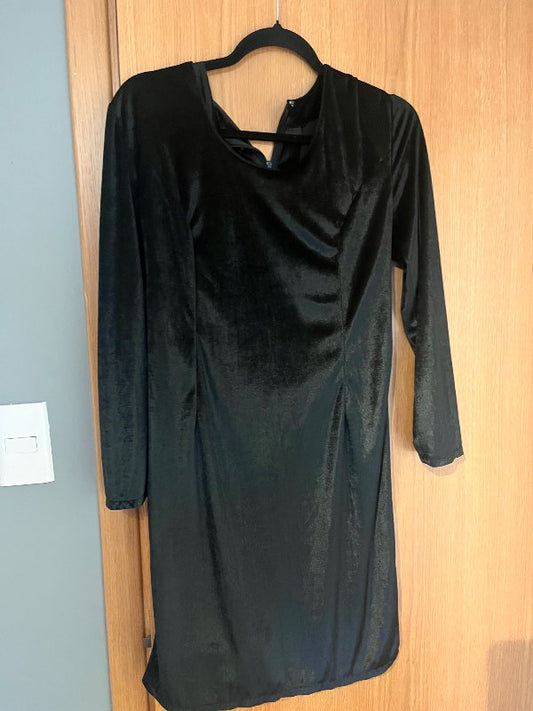 G.Flauelskjóll svartur