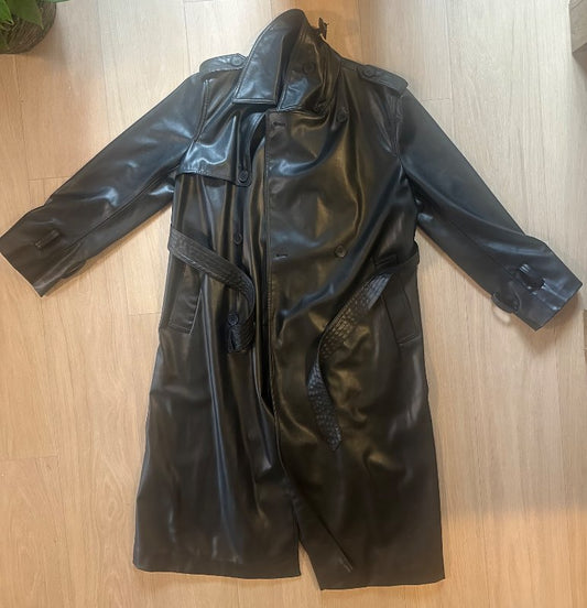 Zara coat black oversized