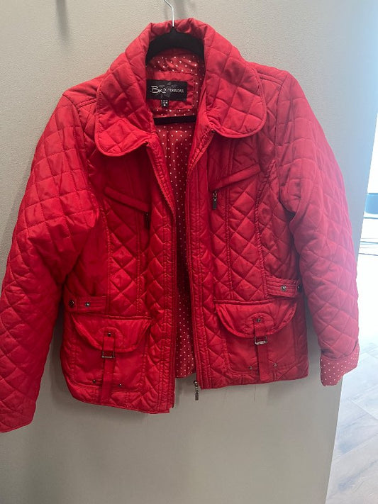 B.BX rauður jakki léttur