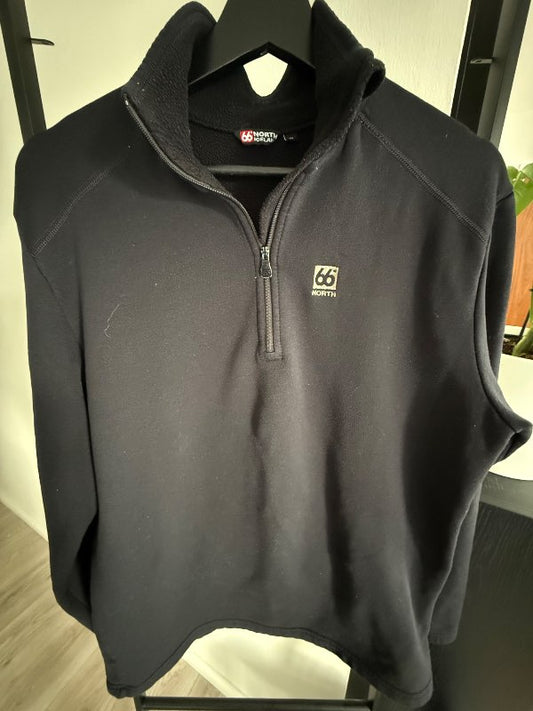 66 North Black Vik blouse