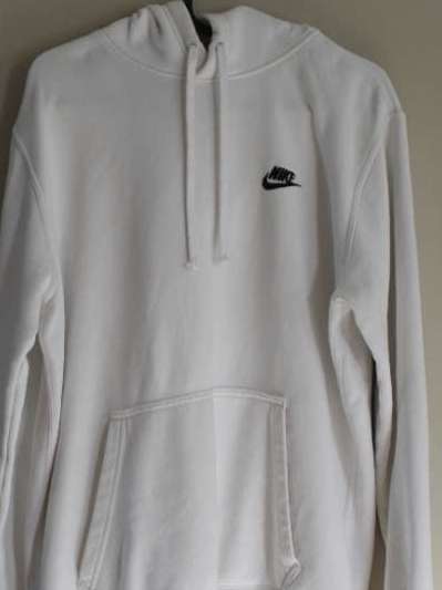 Nike hettupeysa hvít