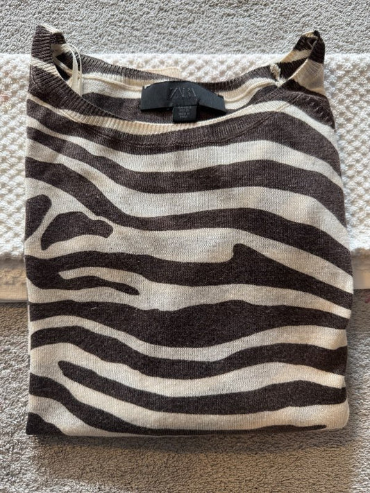 Crewneck Zebra s: XS