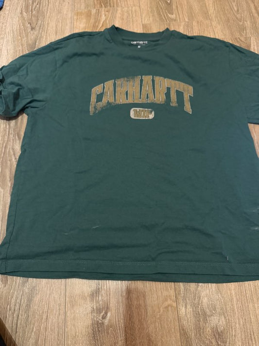 Grænn carhartt stuttermabolur