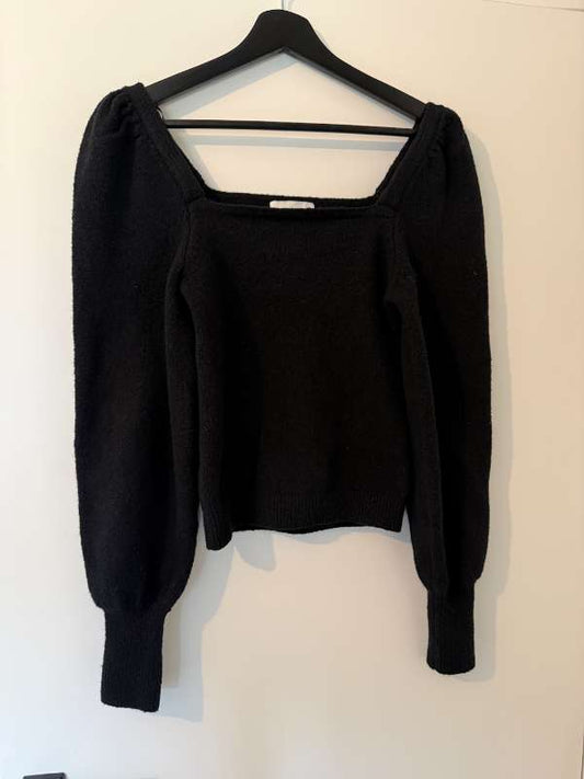 Svört síðerma peysa H&M