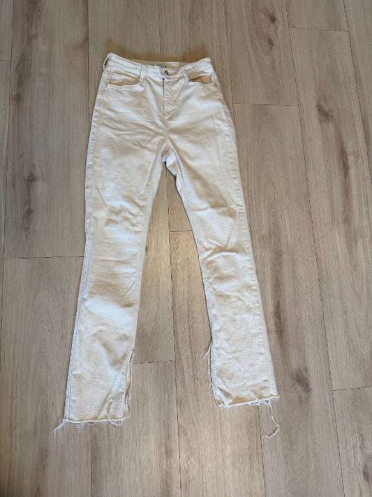 Zara flare buxur drappaðar