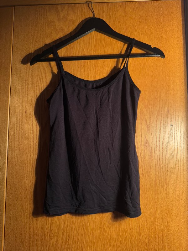 Thin strap black top