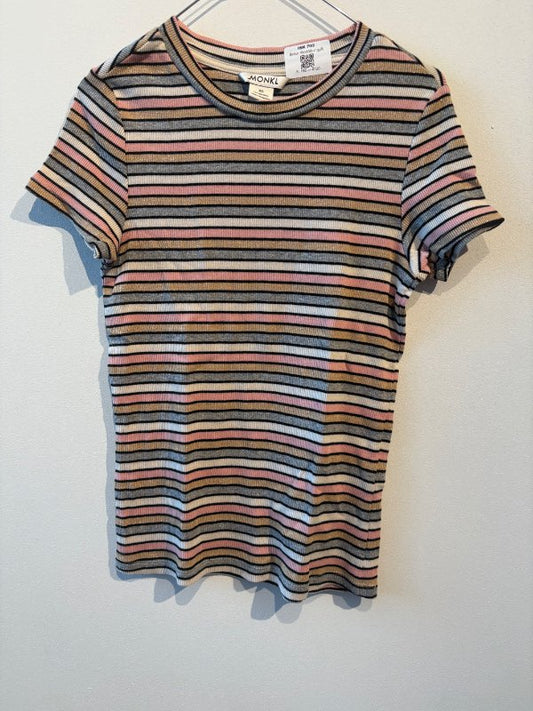 Bolur röndóttur gyllt