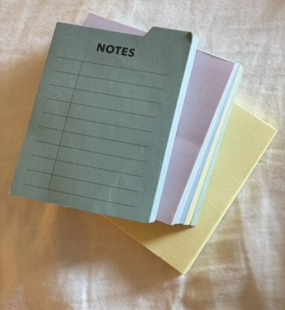 Assorted sticky notes