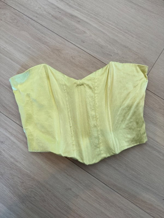 Zara corsett gult