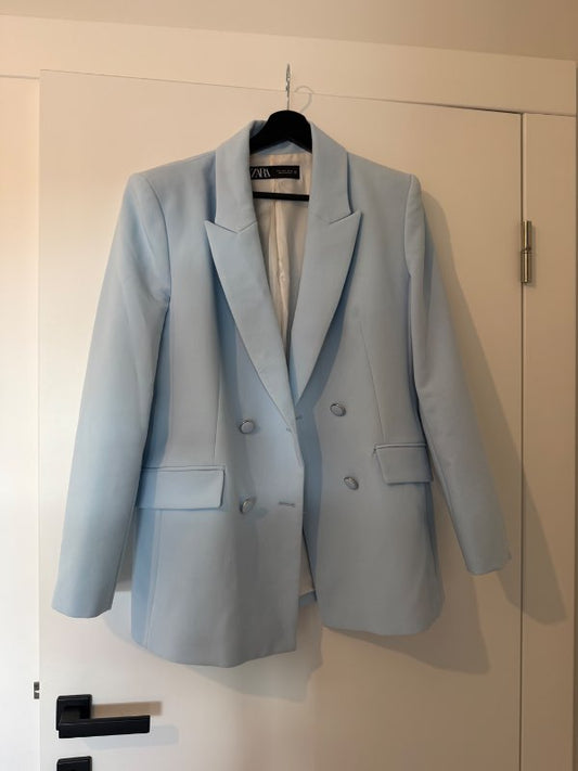 Ljósblár blazer