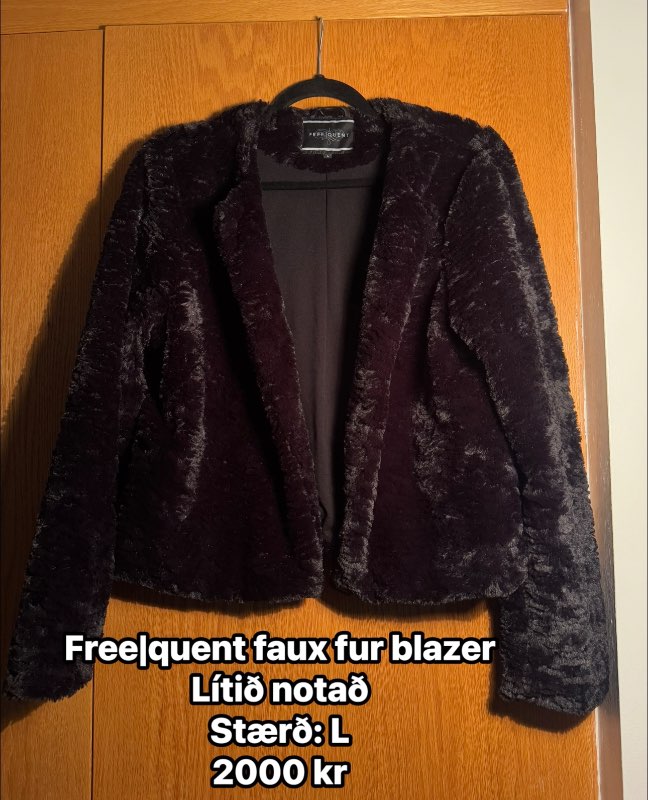Free|quent faux fur blazer