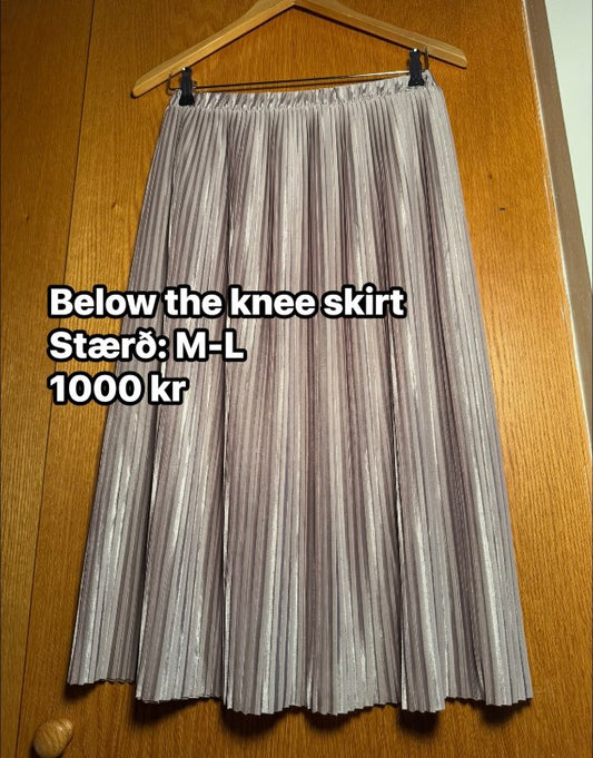 Aline pink pleated skirt