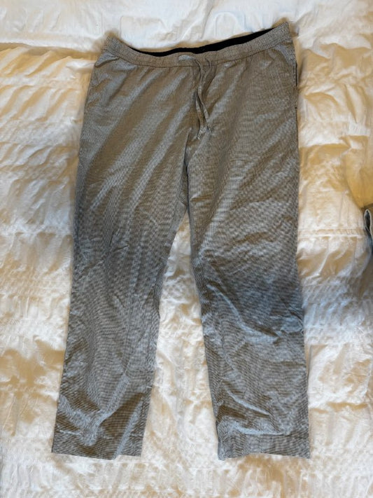 Bláar köflóttar buxur