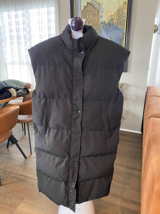 Black long vest