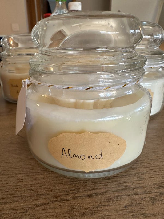 Handmade candle Almond soy wax