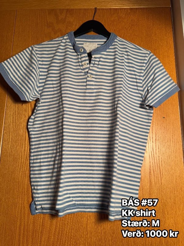 Blue stripe shirt