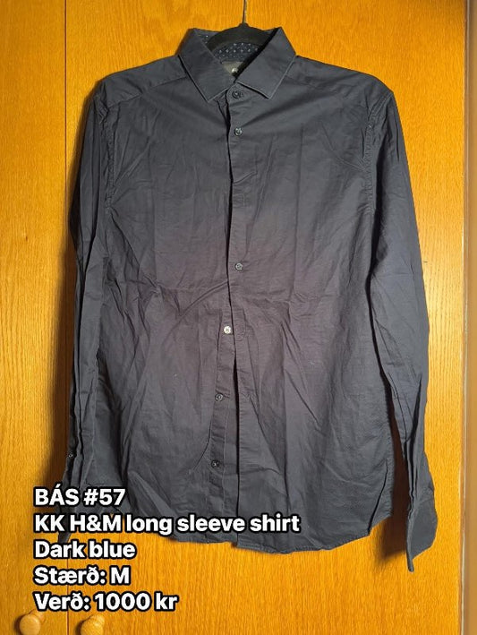 H&M dark blue long sleeve