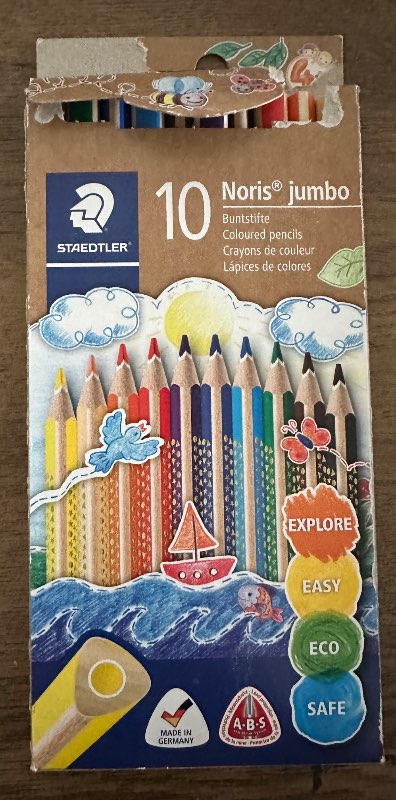 Not used crayons