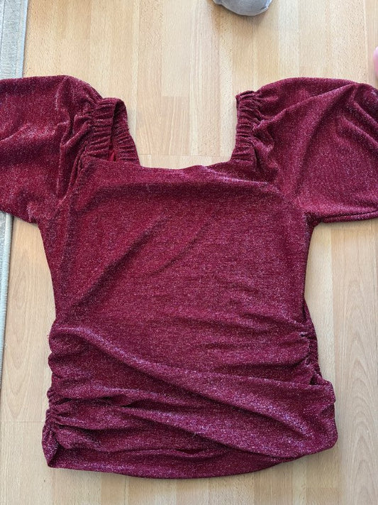 Bolur rauður glimmer